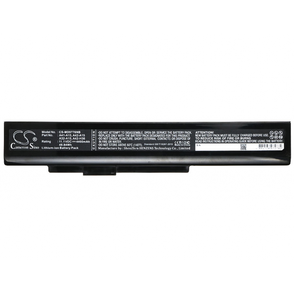 Notebook battery MSI CS-MD9776NB