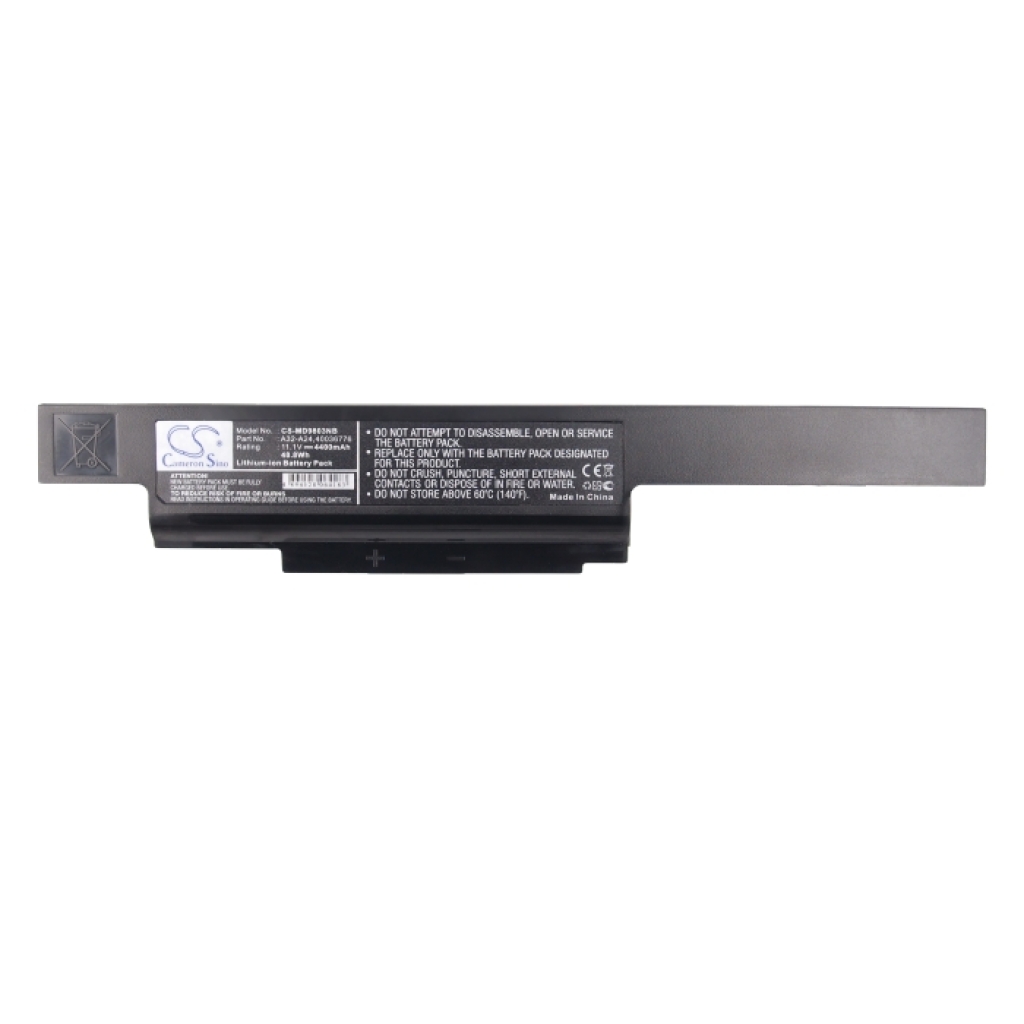 Notebook battery HASEE A400-T6051 (CS-MD9803NB)