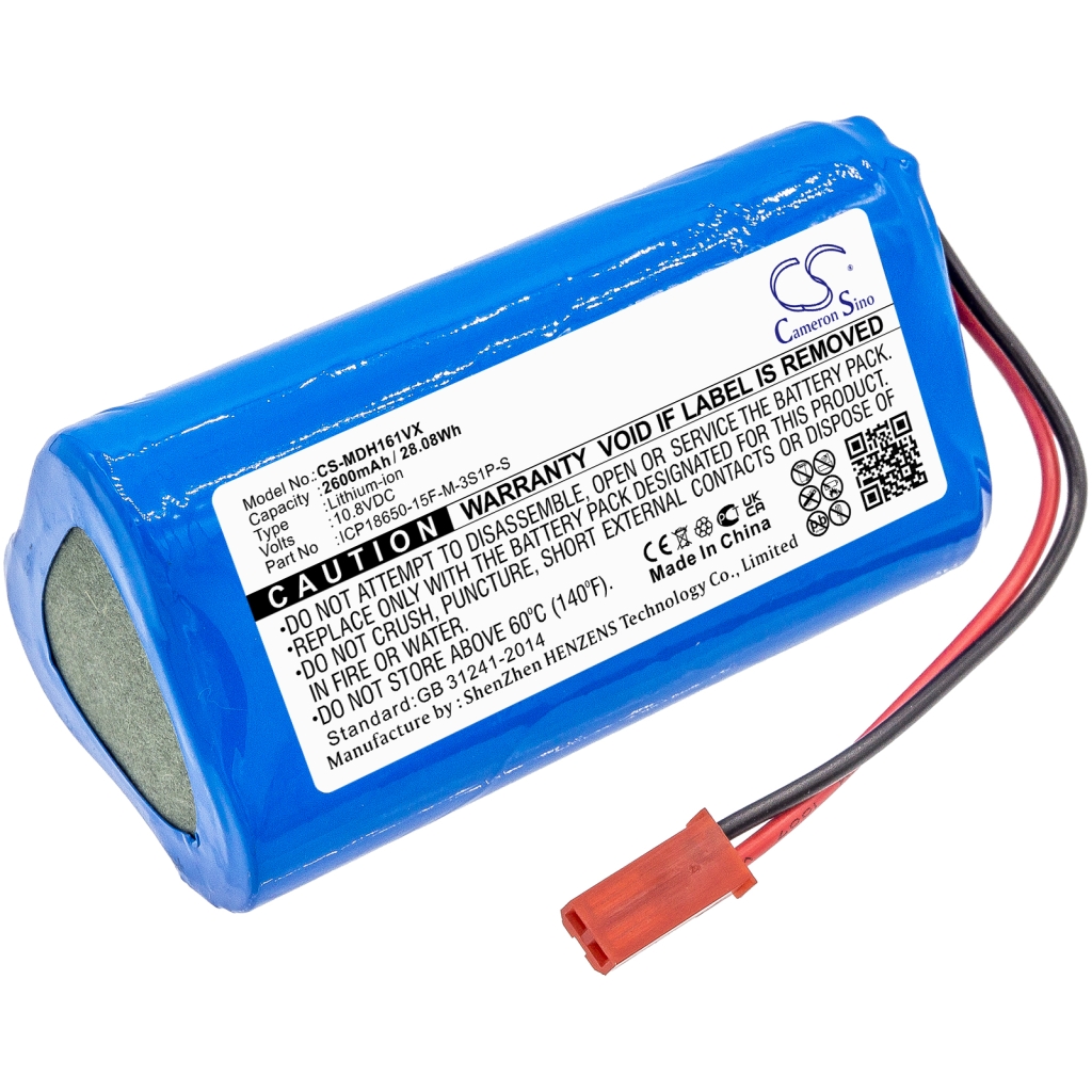 Battery Replaces ICP186500-15F-M-3S1P-S