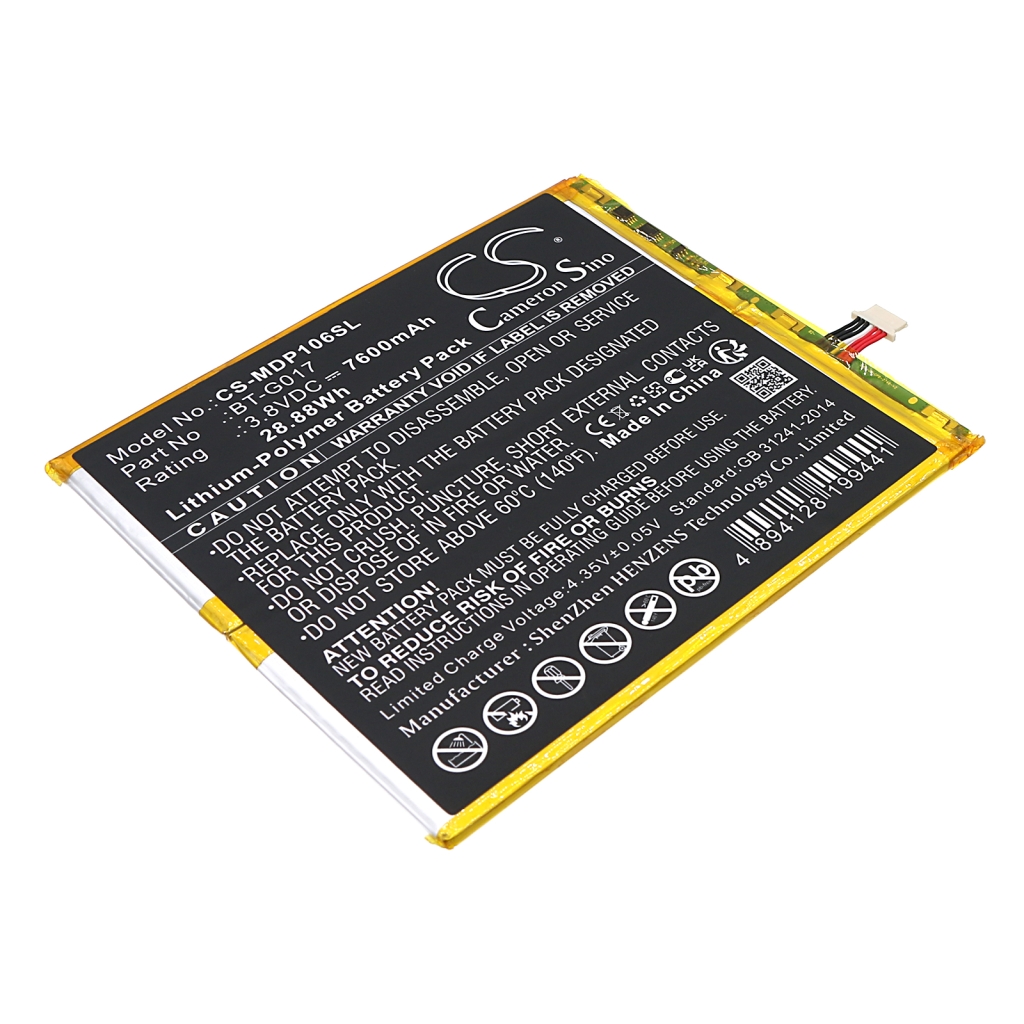 Tablet Battery Medion Lifetab P10602 (CS-MDP106SL)