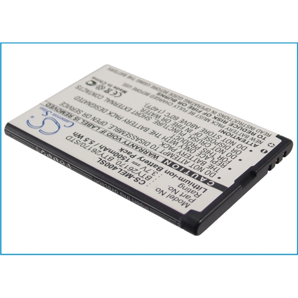 Mobile Phone Battery Elson Mobistel EL400 (CS-MEL400SL)