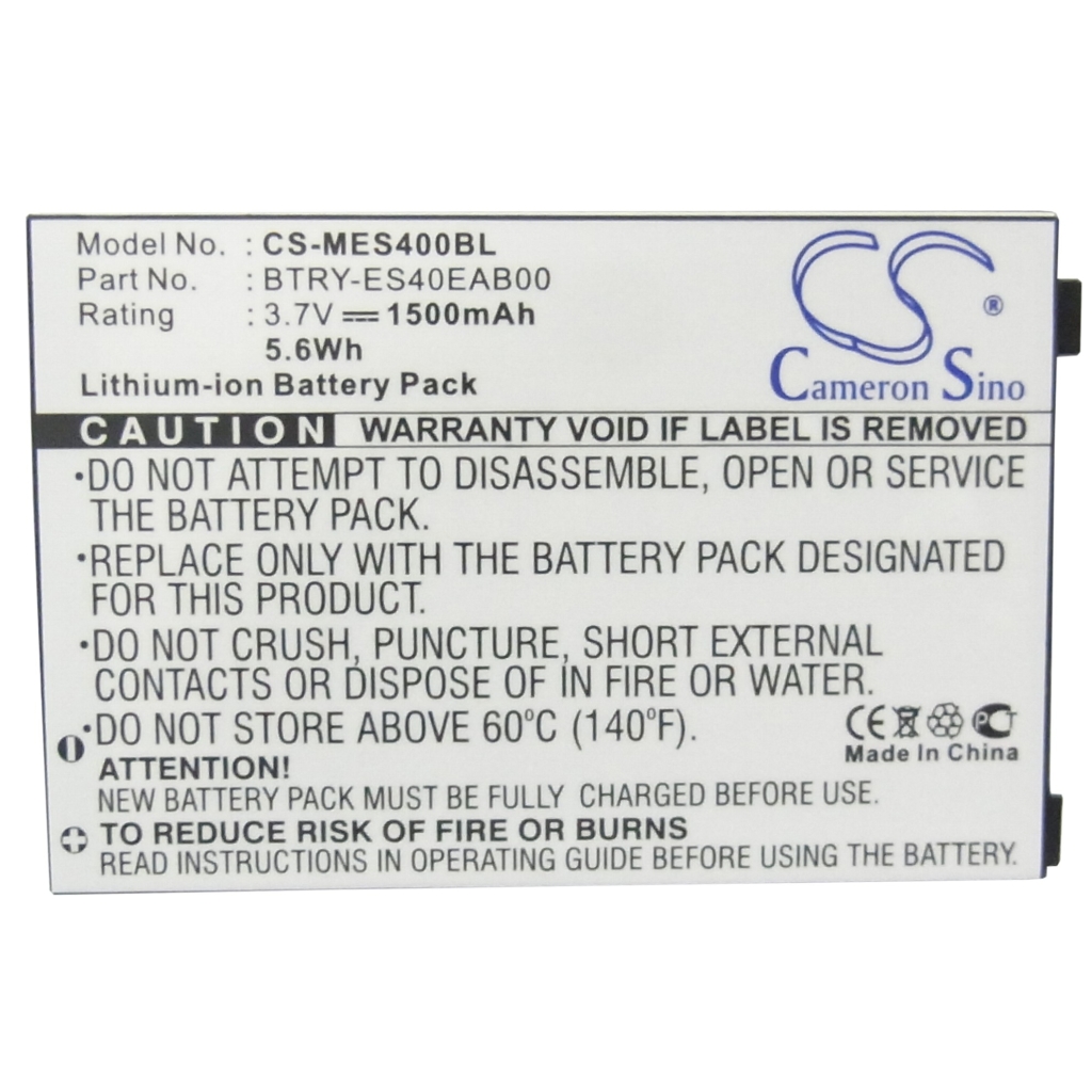 BarCode, Scanner Battery Symbol CS-MES400BL