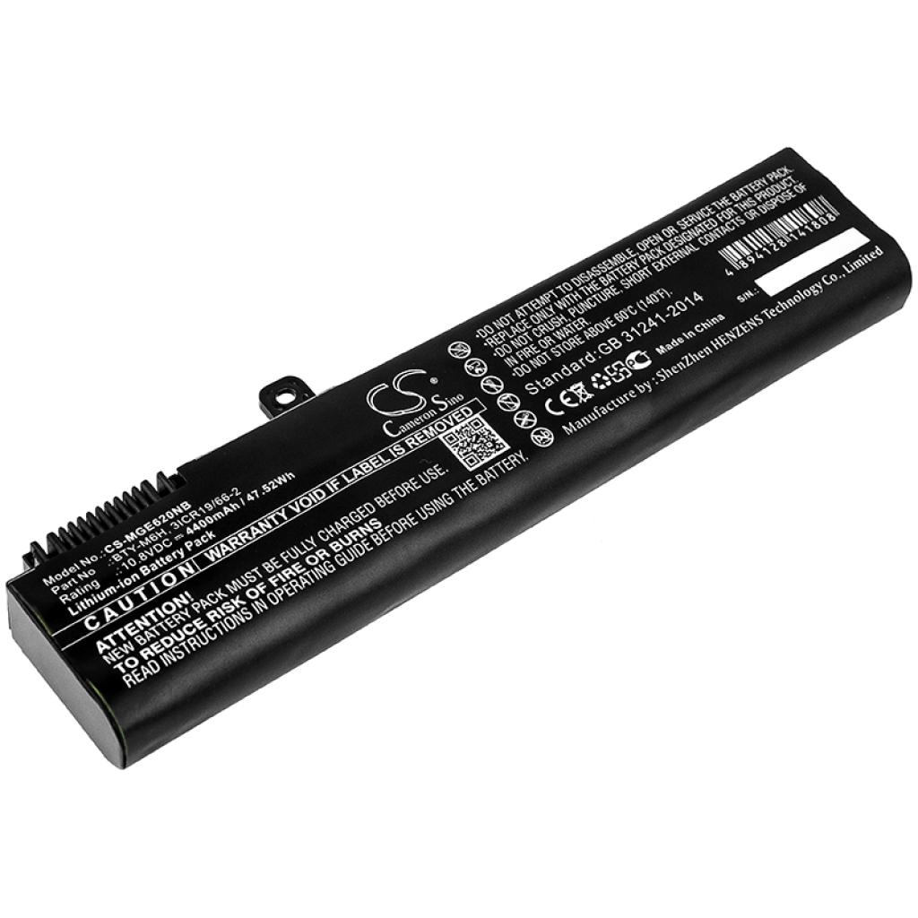 Notebook battery MSI GL62 6QF (CS-MGE620NB)