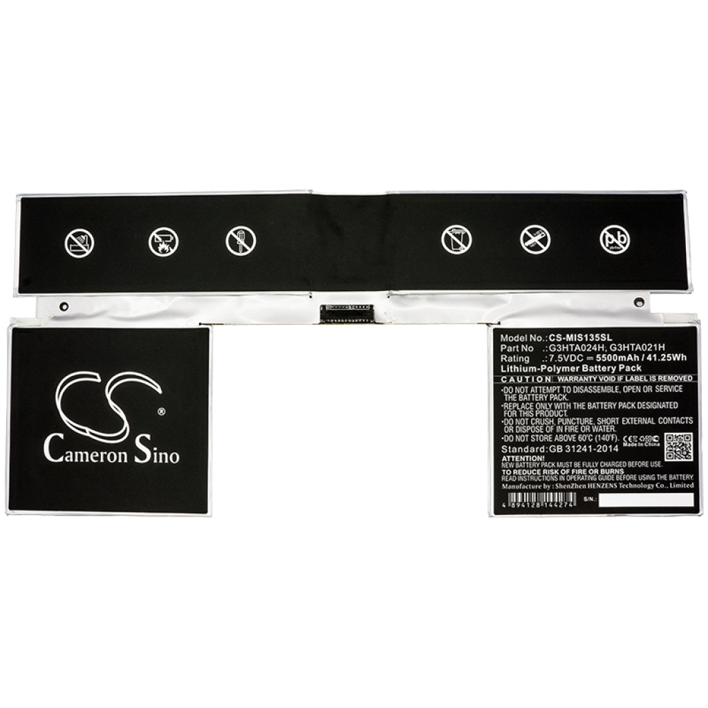 Tablet Battery Microsoft Surface113.5";_(CS-MIS135SL)=