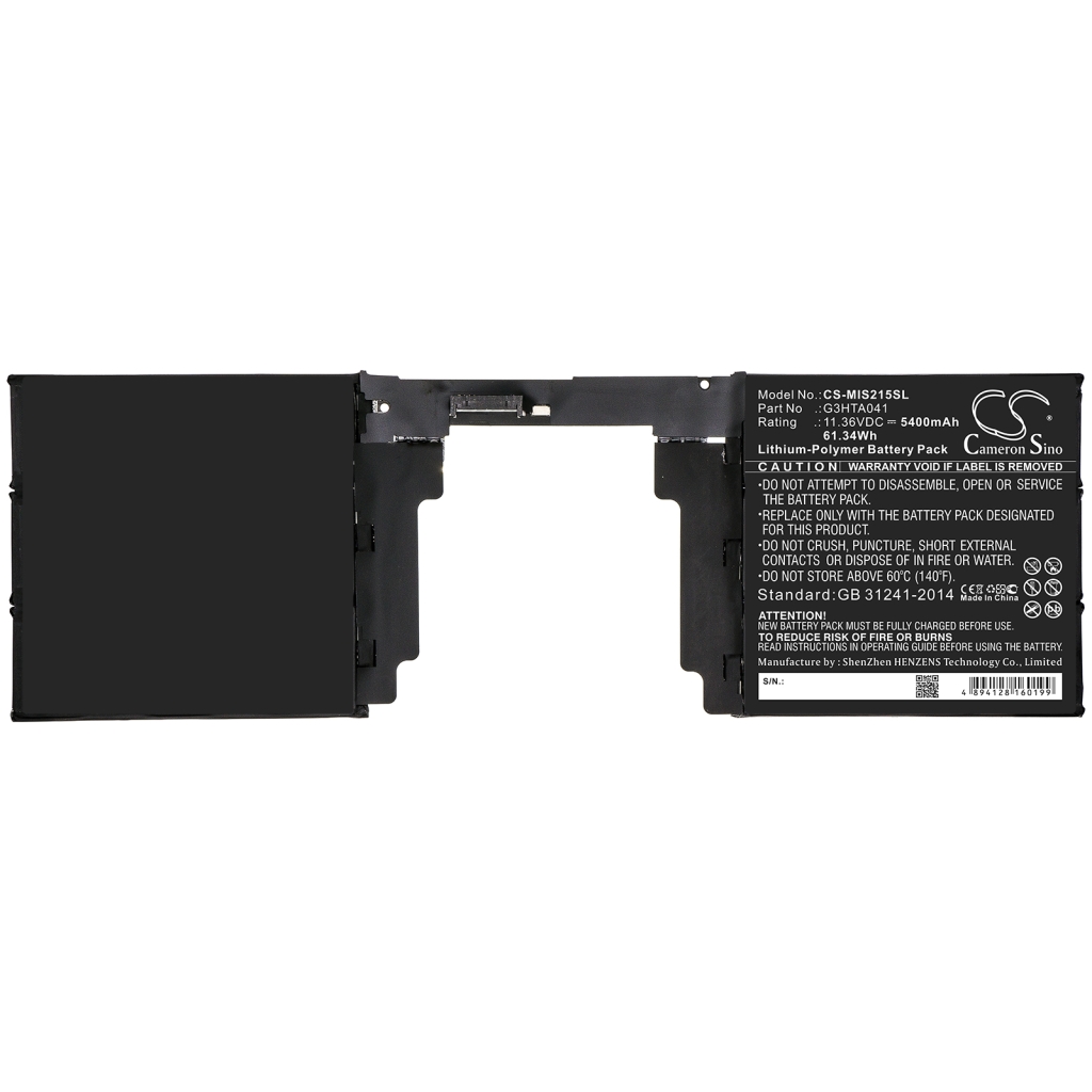 Tablet Battery Microsoft Surface book 2 1793 15 (CS-MIS215SL)