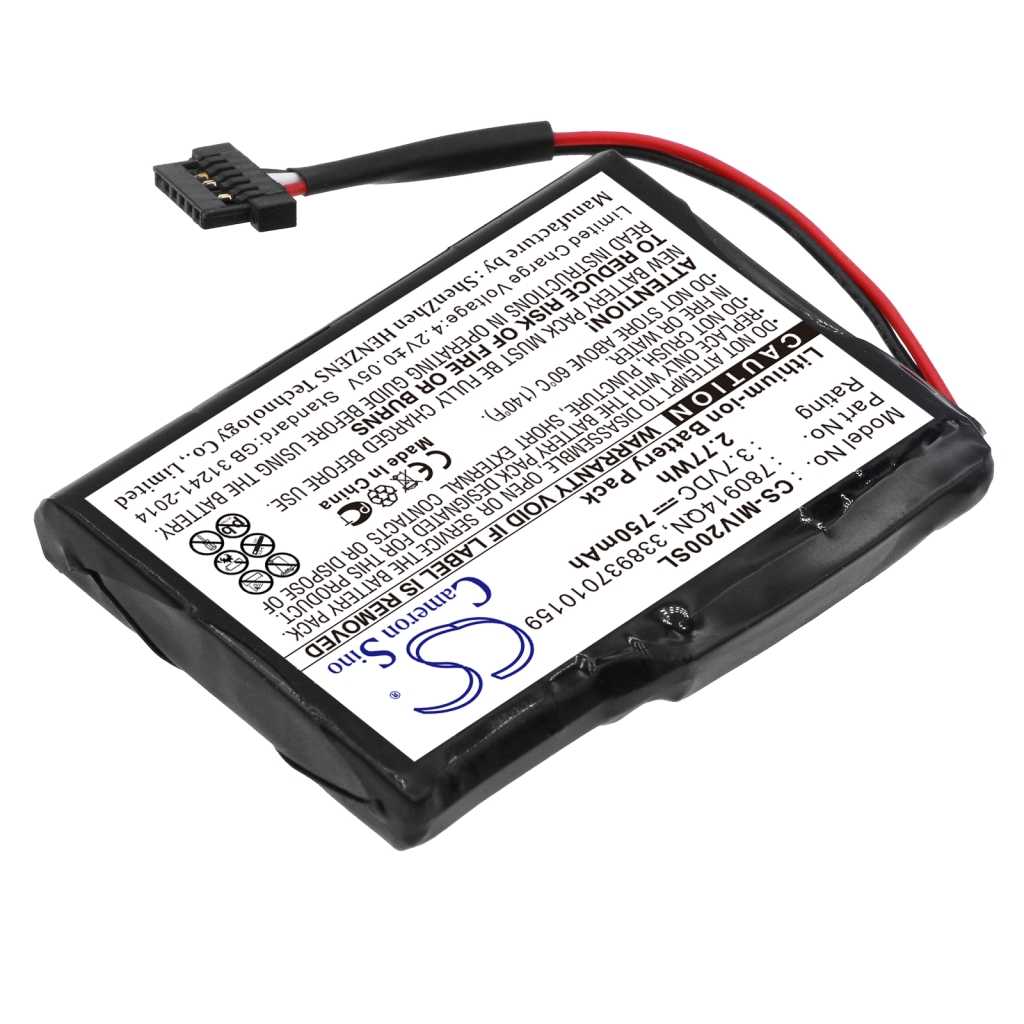 GPS, Navigator Battery Mitac CS-MIV200SL