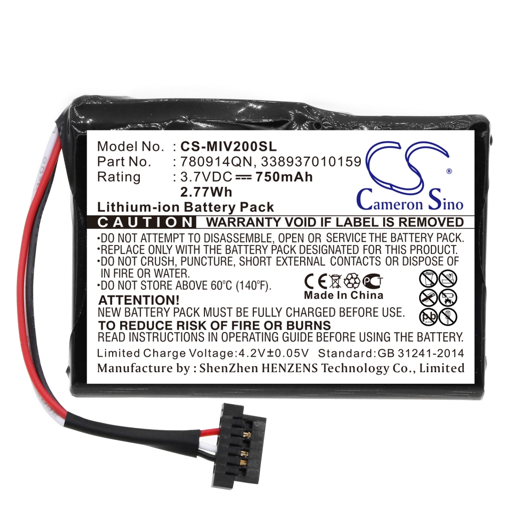 GPS, Navigator Battery Mitac Mio Moov 210 (CS-MIV200SL)