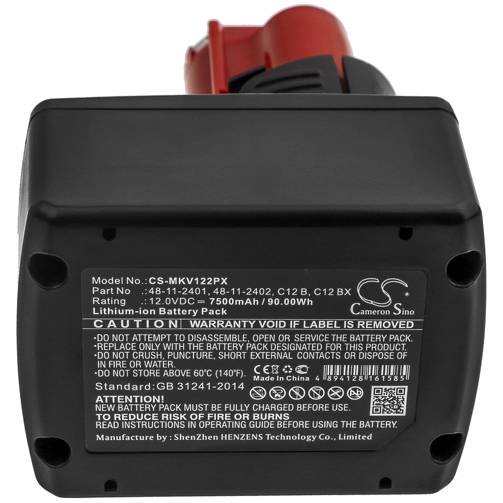 Power Tools Battery Milwaukee CS-MKV122PX