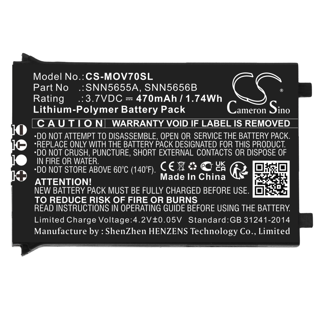 Mobiltelefon akkumulátorok Motorola CS-MOV70SL