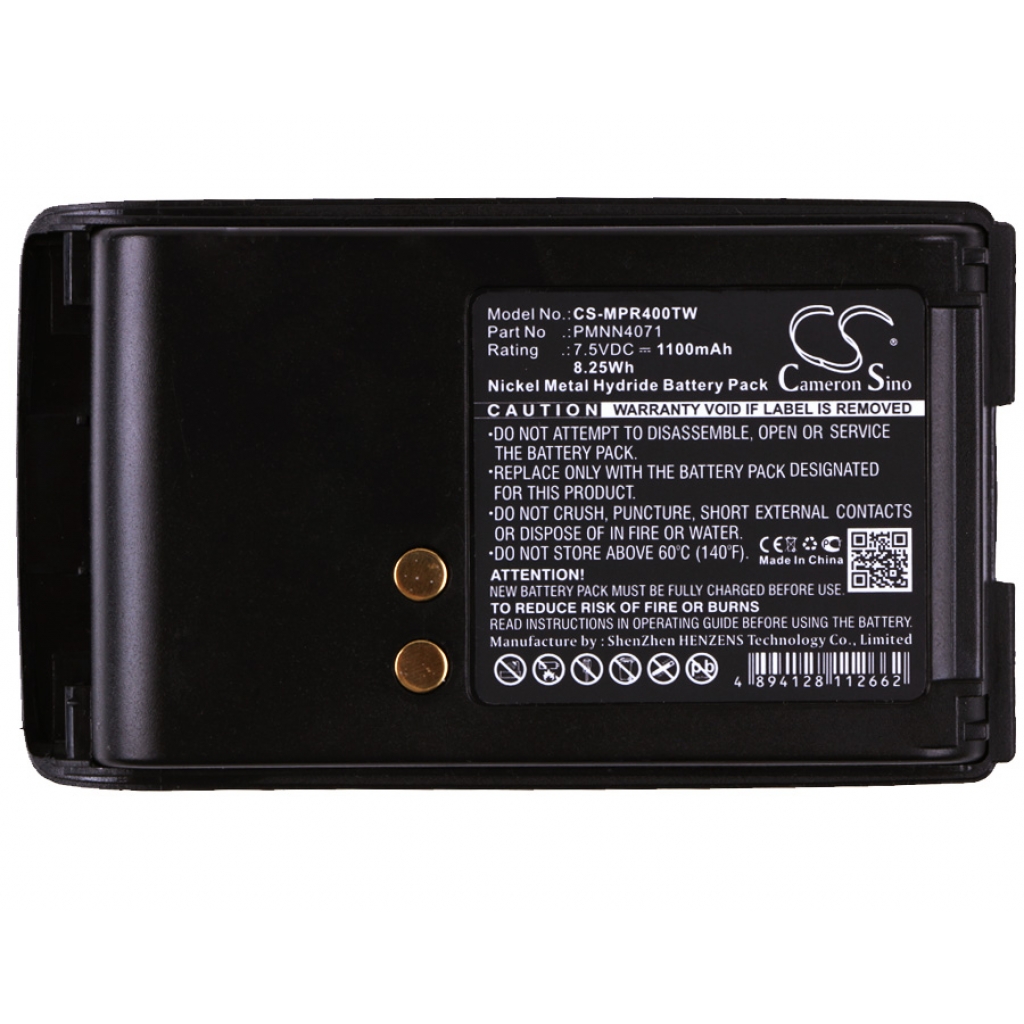 Two-Way Radio Battery Motorola CS-MPR400TW