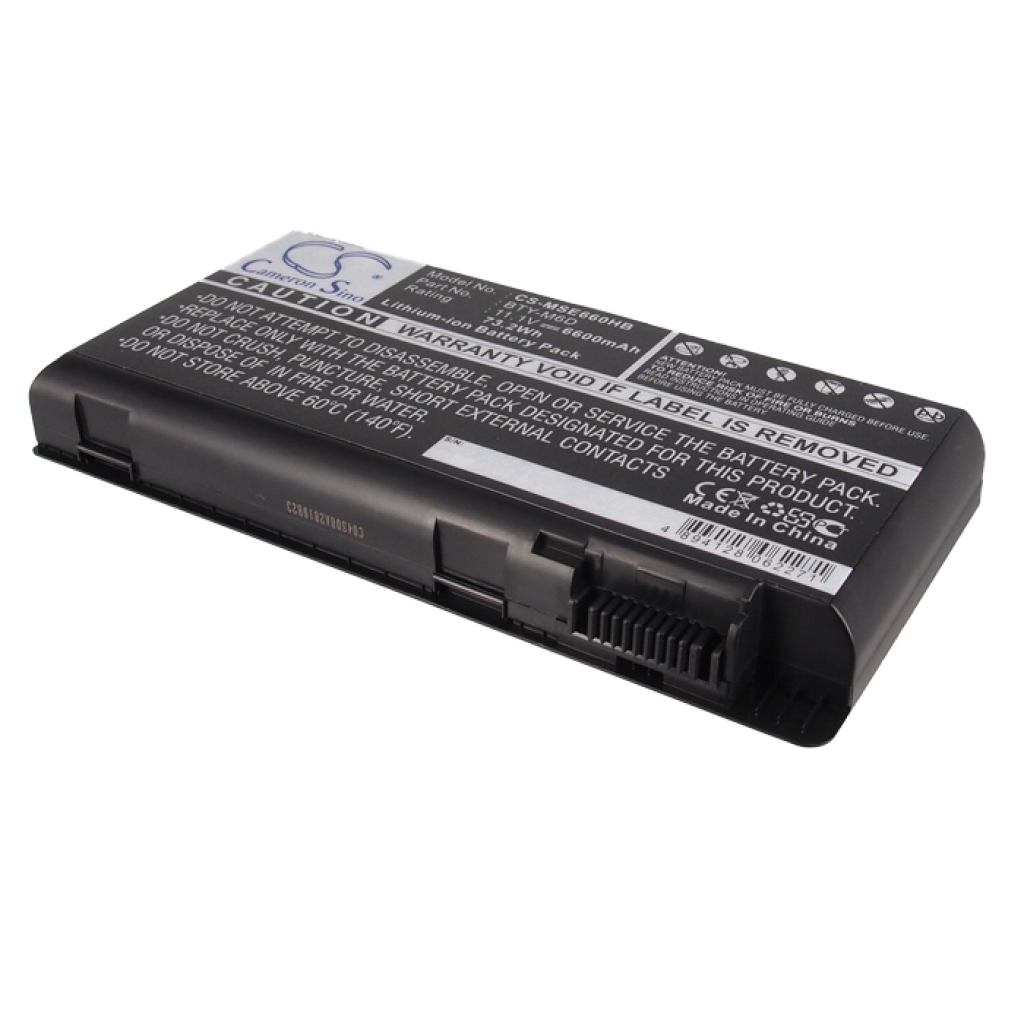 Notebook battery MSI GX780R-024CS (CS-MSE660HB)