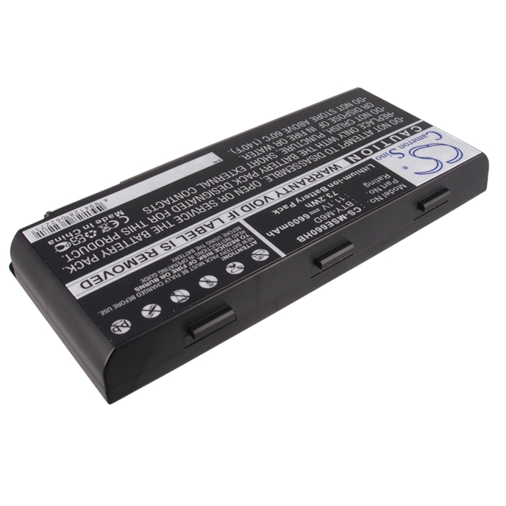 Notebook battery MSI GT760 (CS-MSE660HB)