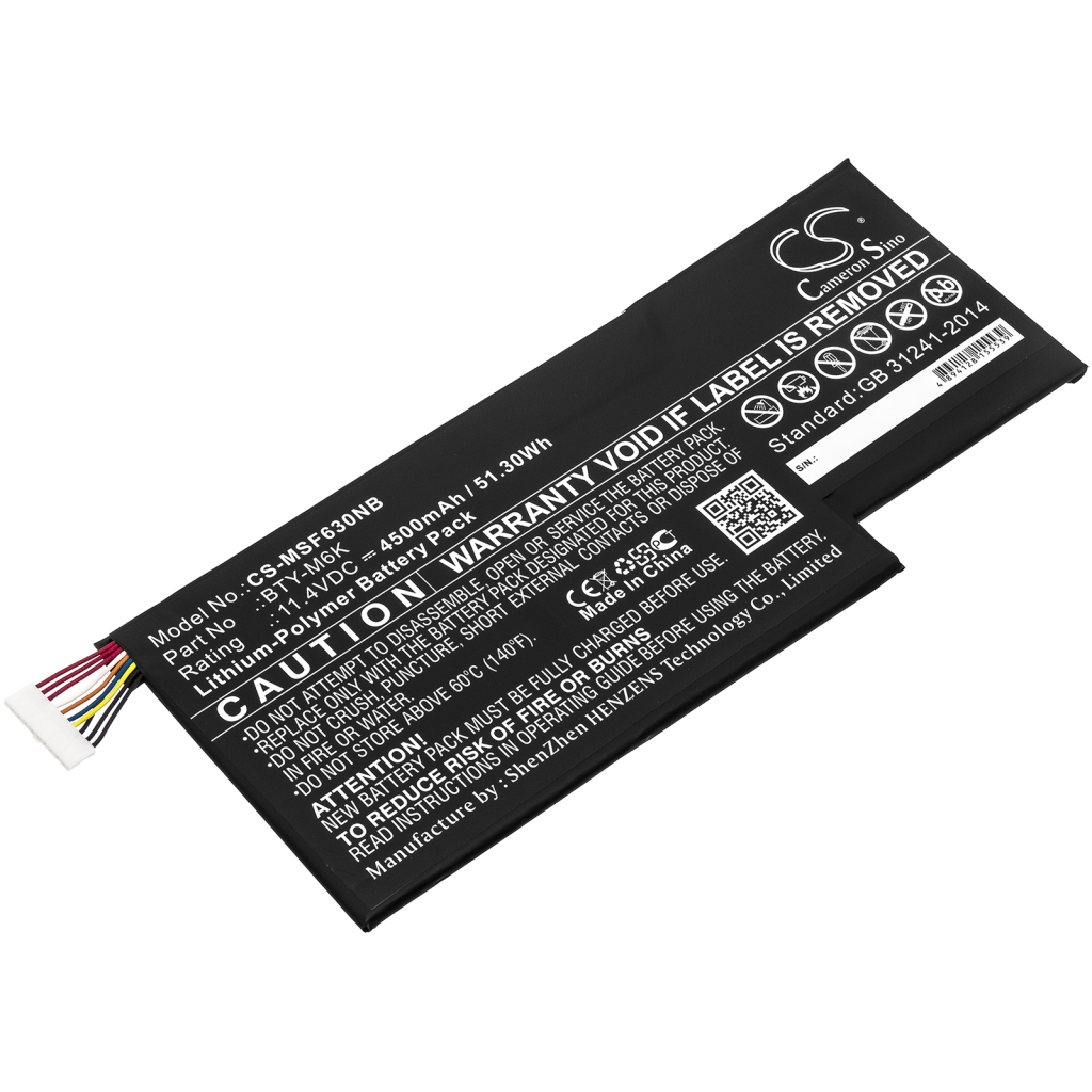 Notebook battery MSI GF75 Thin 8RD-017CN (CS-MSF630NB)