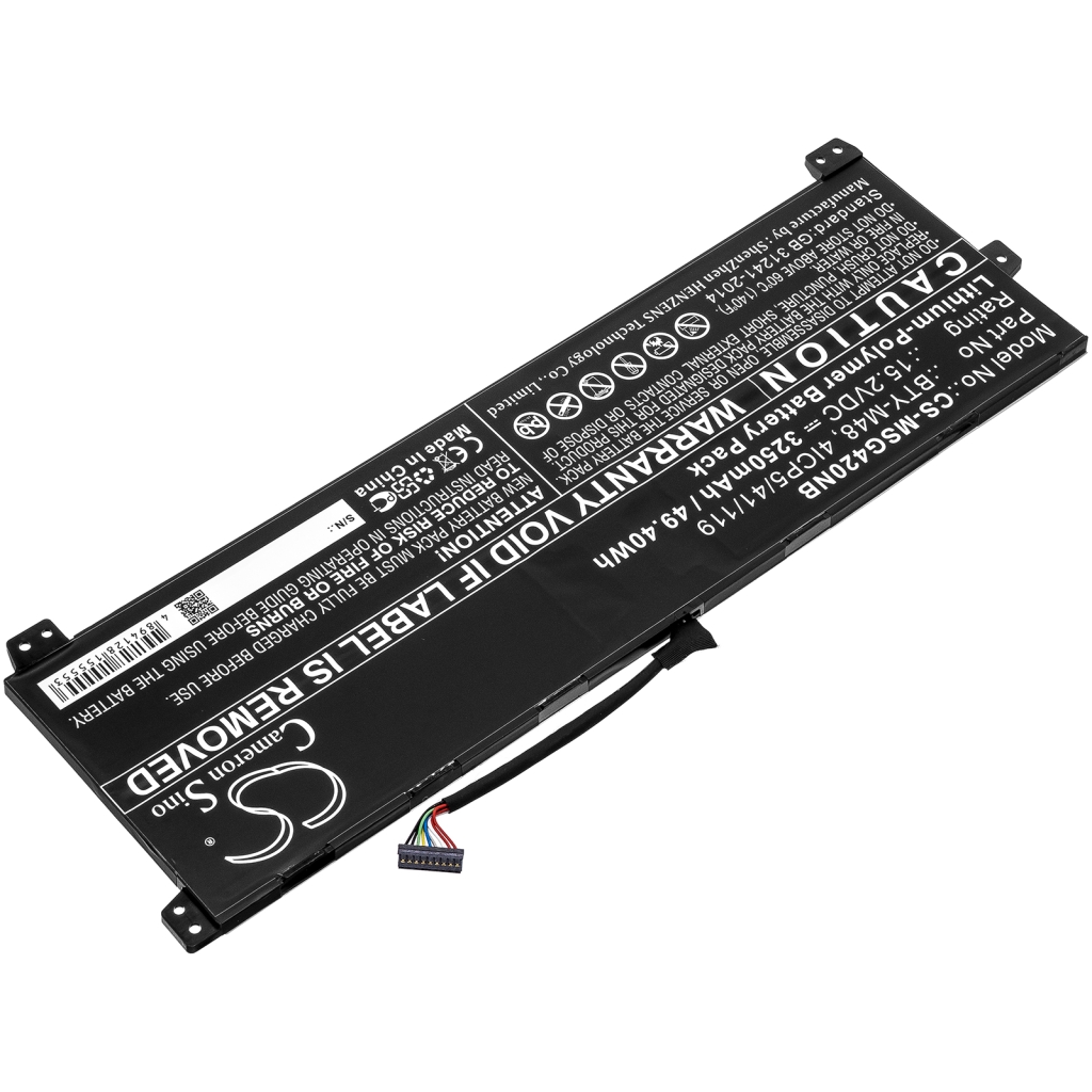 Notebook battery MSI PS42 8MO (CS-MSG420NB)