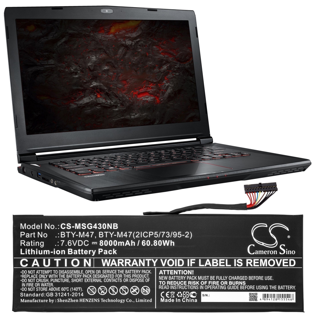 MSI GS40 6QE Phantom Notebook