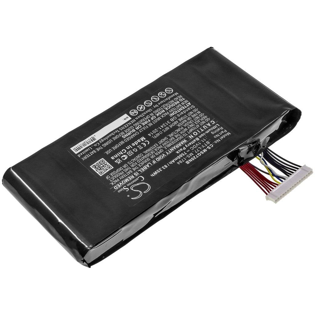 Notebook battery MSI GT72 2QE-258 (CS-MSG720NB)