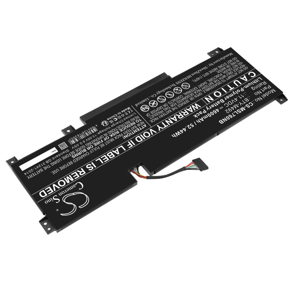 Notebook battery MSI Pulse GL76 11UCK-408IL (CS-MSL760NB)