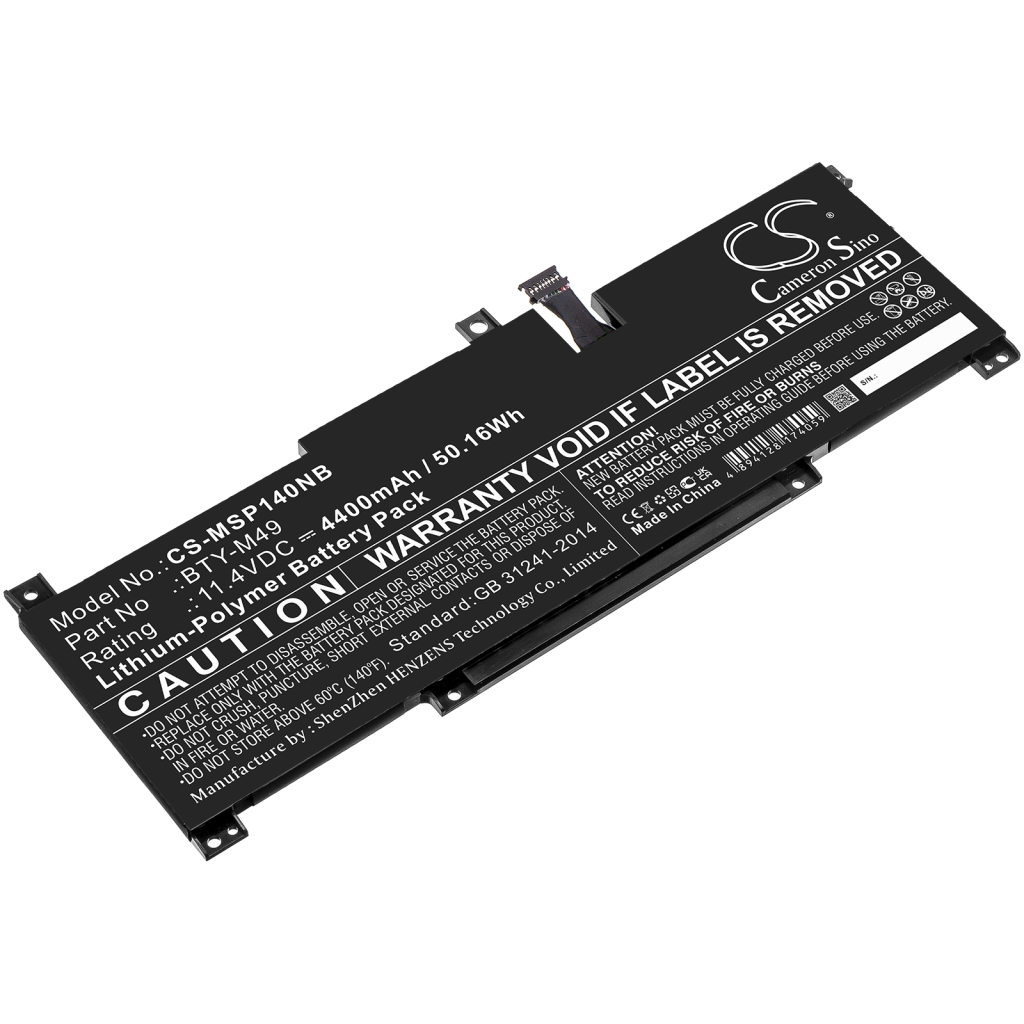 Notebook battery MSI Modern 14 B11SB-289 (CS-MSP140NB)