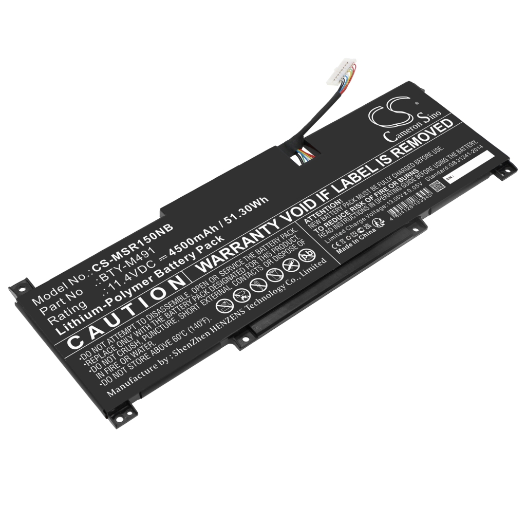 Notebook battery MSI Modern 15 A11MU-654 (CS-MSR150NB)