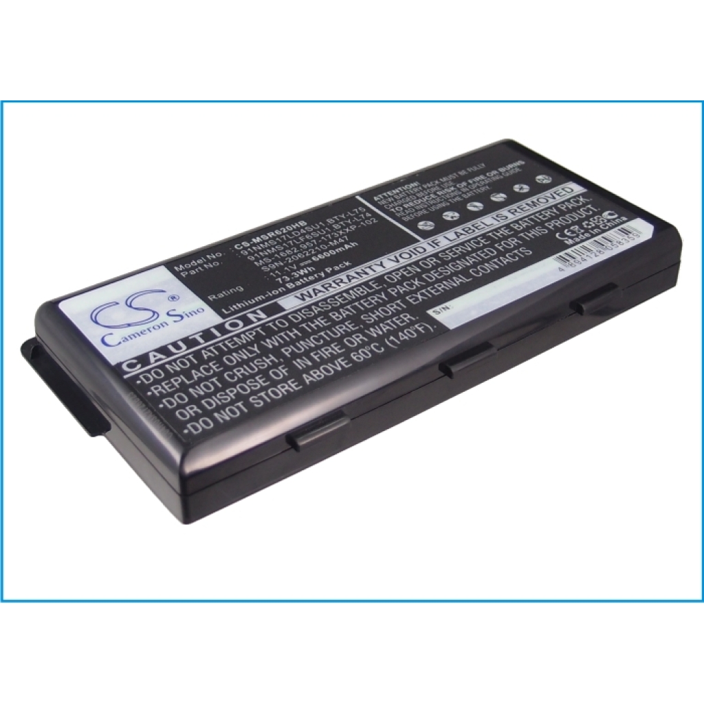 Notebook battery MSI CS-MSR620HB