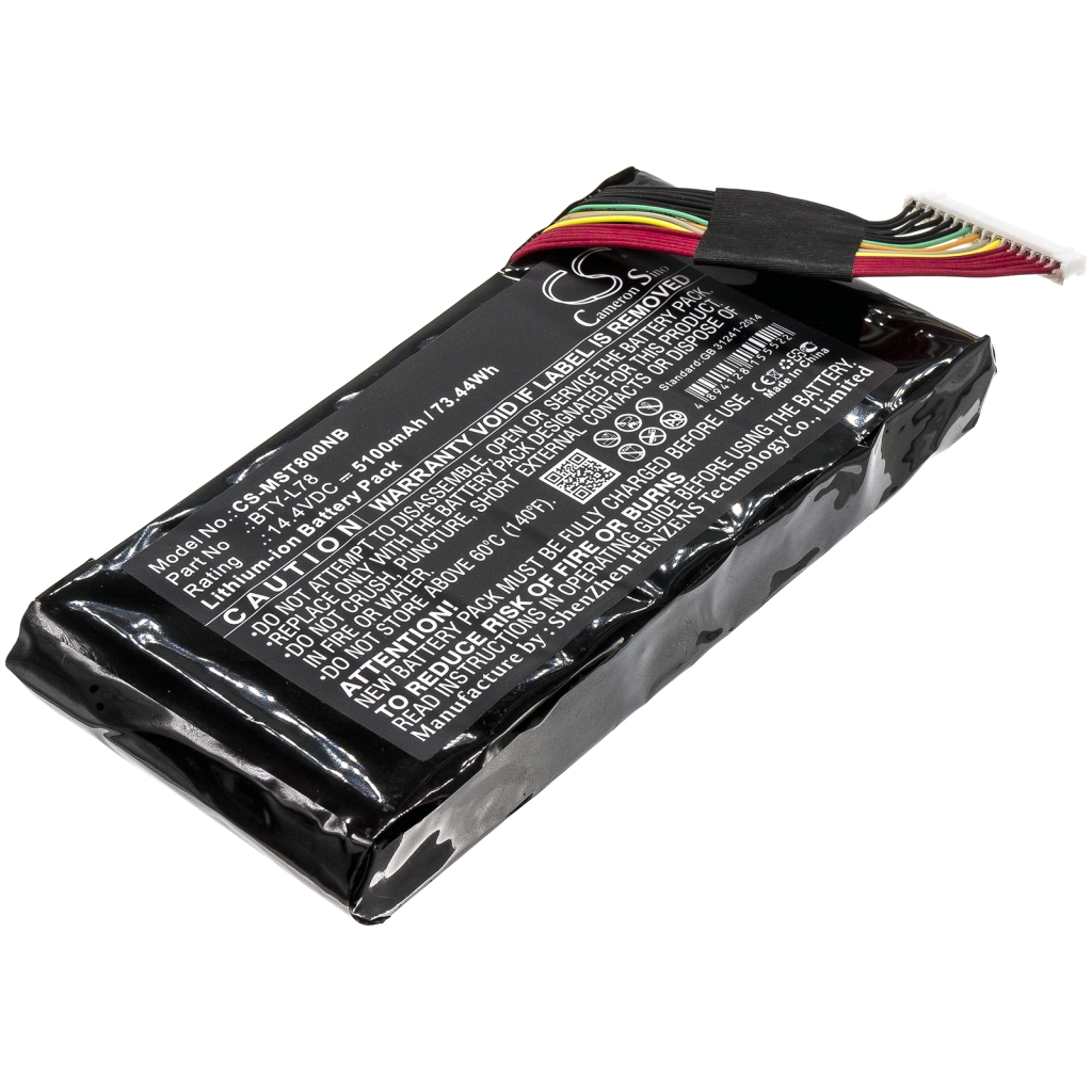 Notebook battery MSI GT73VR 6RE4K32SR451 (CS-MST800NB)