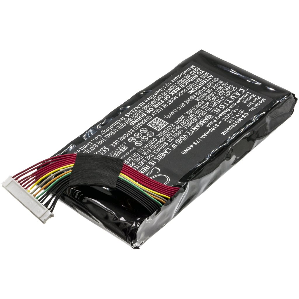 Notebook battery MSI GT73VR 6RESLI4K32SR451 (CS-MST800NB)
