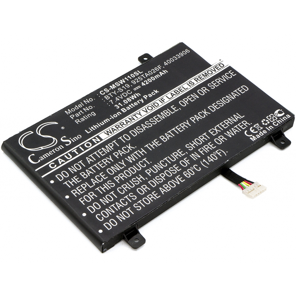 Tablet Battery MSI CS-MSW110SL