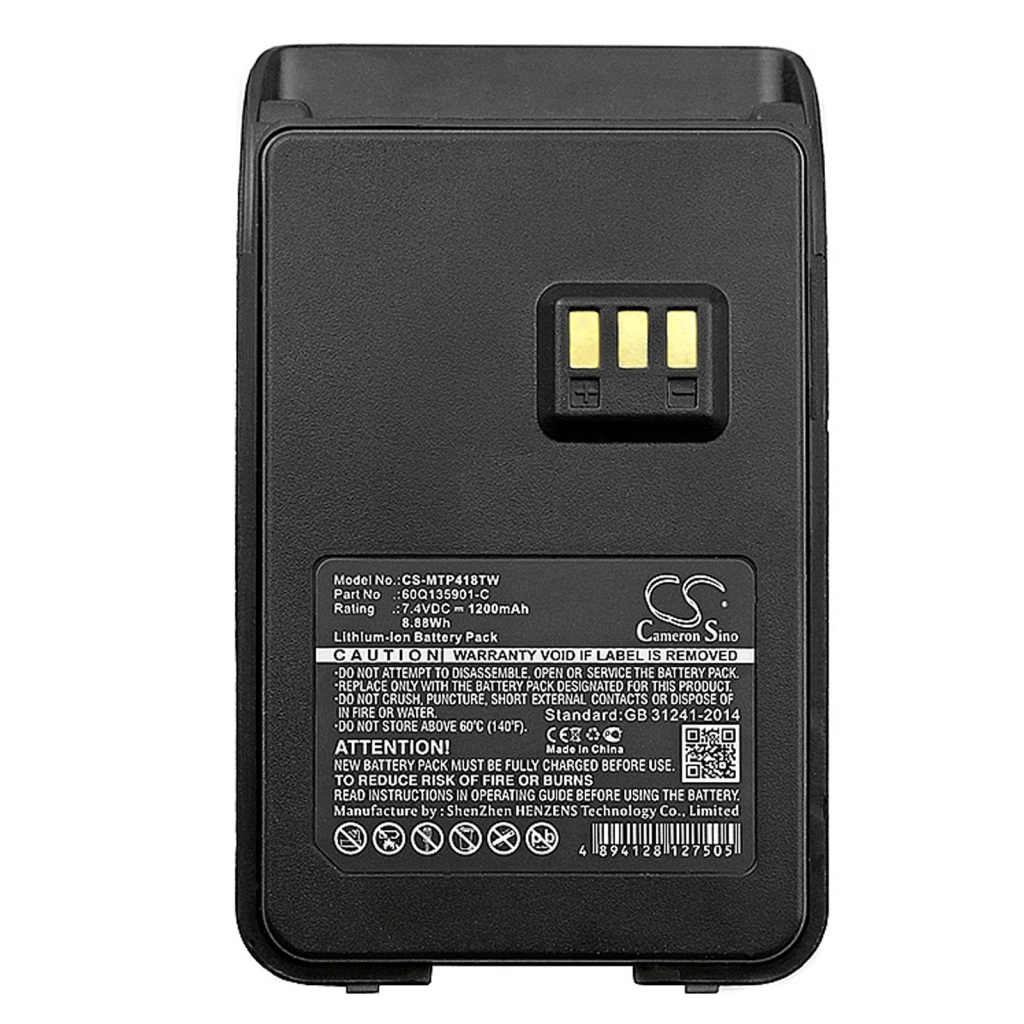 Two-Way Radio Battery Motorola CS-MTP418TW