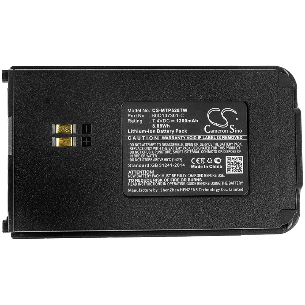 Two-Way Radio Battery Motorola CS-MTP528TW