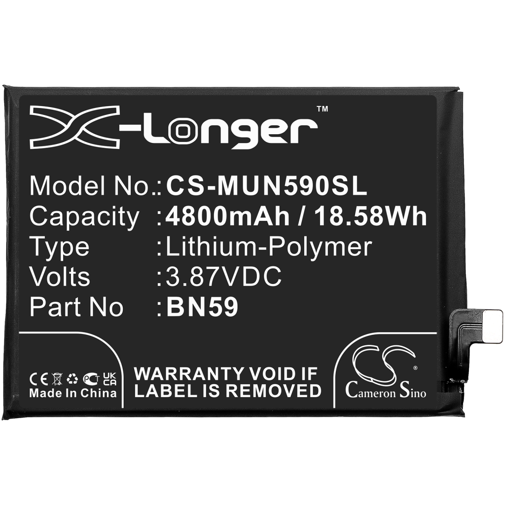 Mobile Phone Battery Redmi M2101K7AG (CS-MUN590SL)