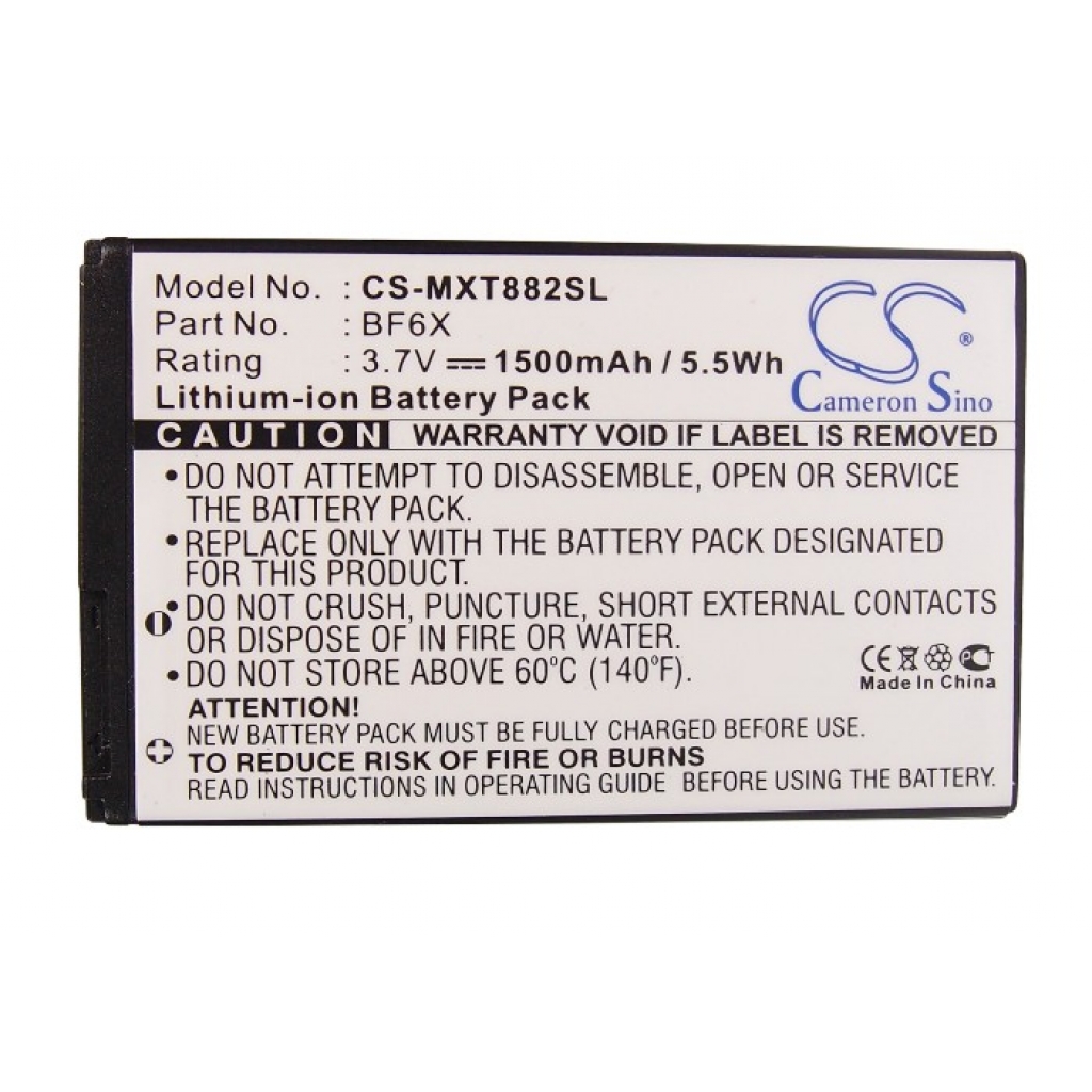 Mobiltelefon akkumulátorok Motorola CS-MXT882SL