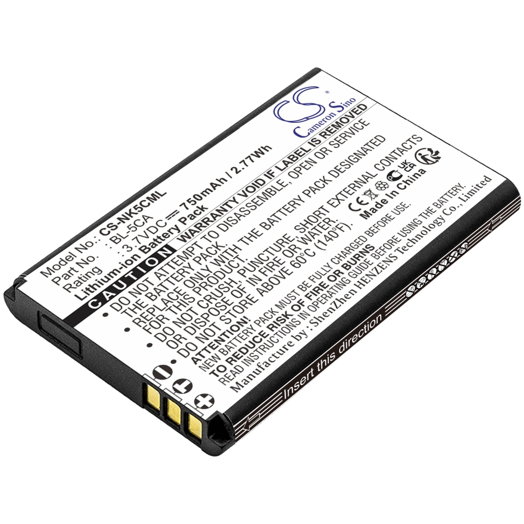 Battery Replaces BK-BL-5C