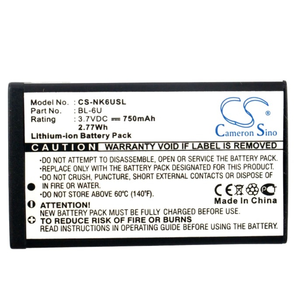 Mobile Phone Battery Nokia 8820 (CS-NK6USL)