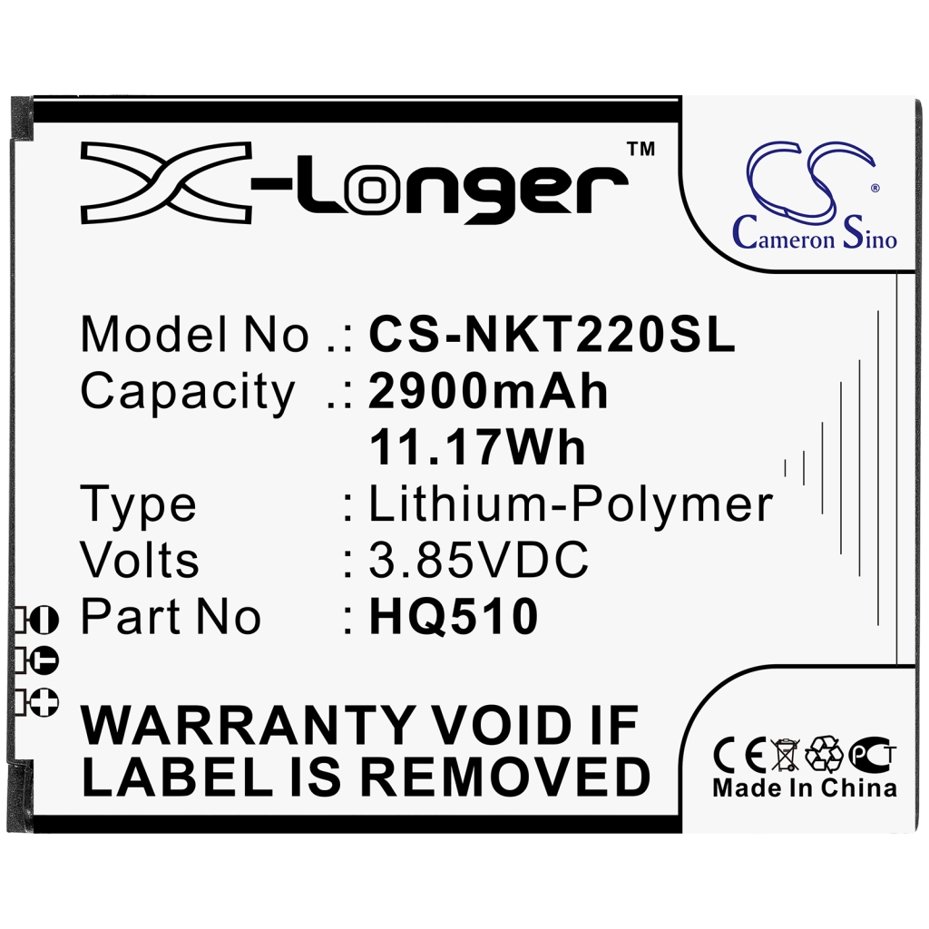 Mobile Phone Battery Nokia CS-NKT220SL