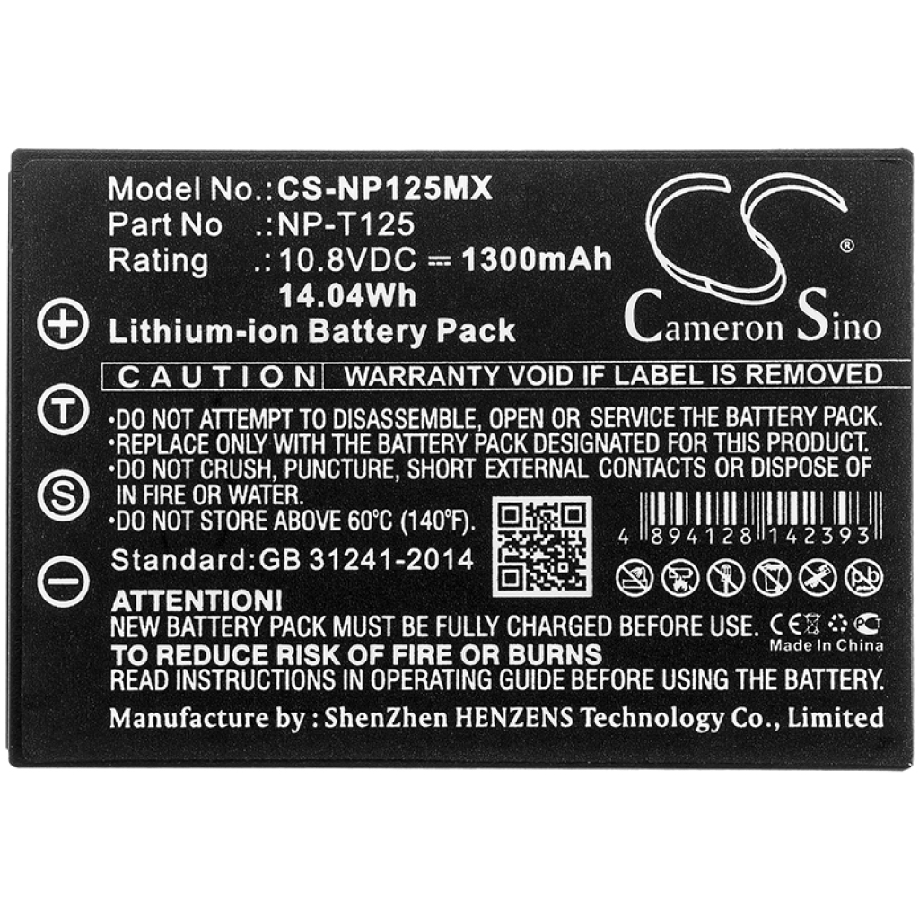 Camera Battery FUJIFILM CS-NP125MX