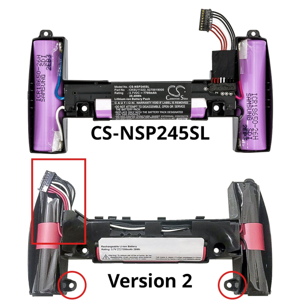 Game, PSP, NDS Battery Nvidia P2450 (CS-NSP245SL)