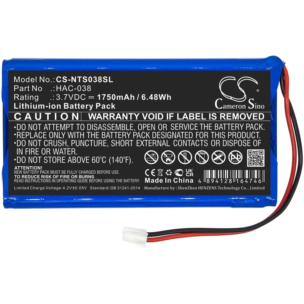 Battery Replaces HAC-038