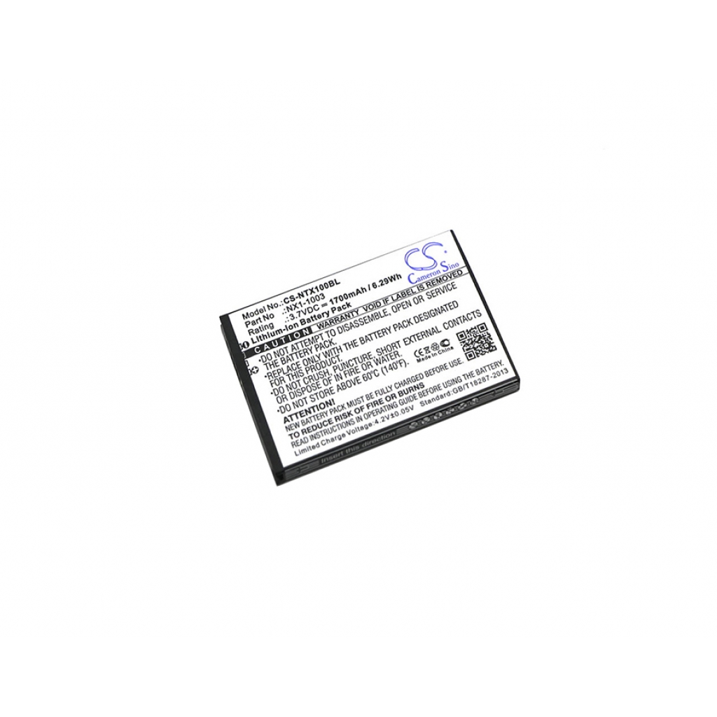 BarCode, Scanner Battery HandHeld CS-NTX100BL
