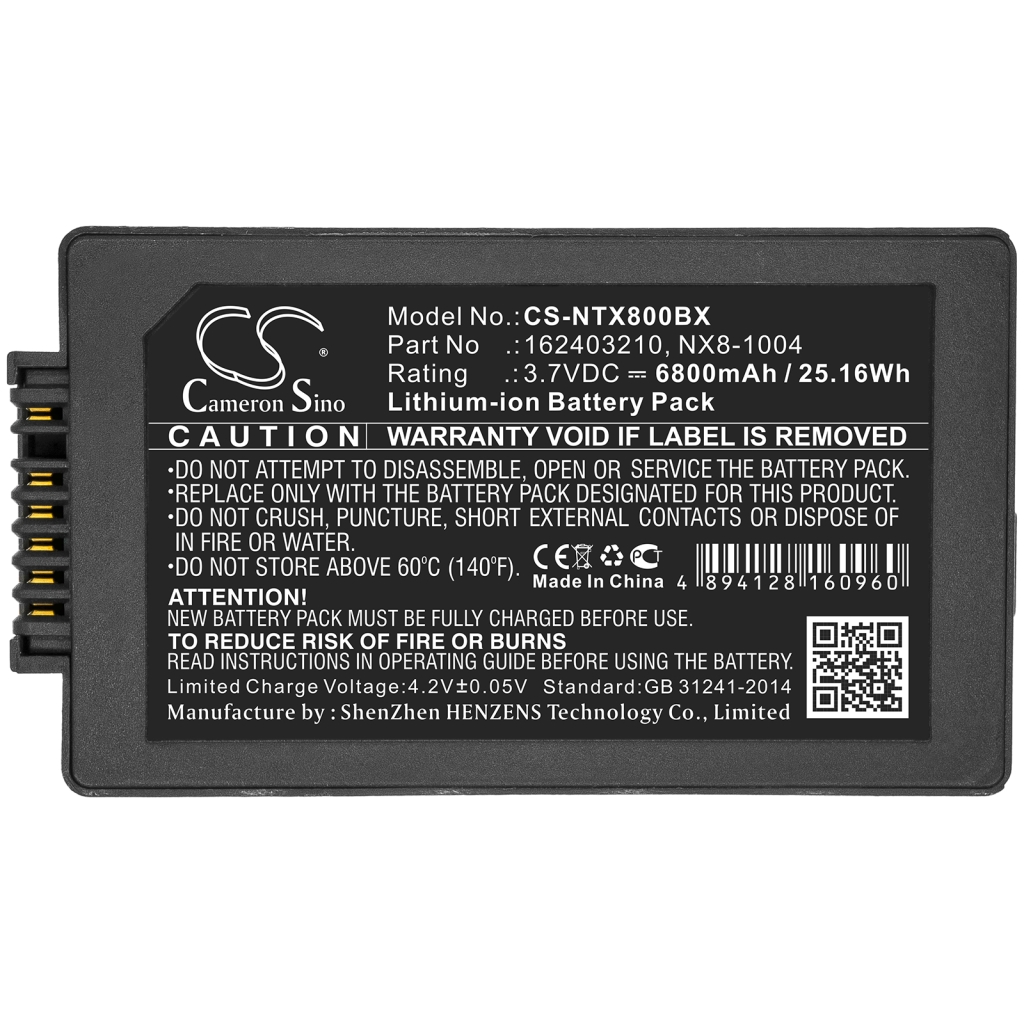BarCode, Scanner Battery HandHeld CS-NTX800BX