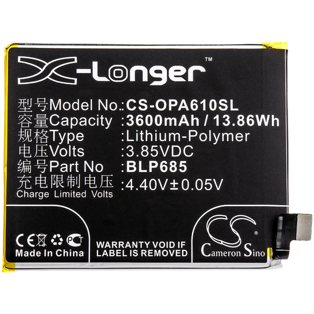 Mobile Phone Battery Oneplus CS-OPA610SL