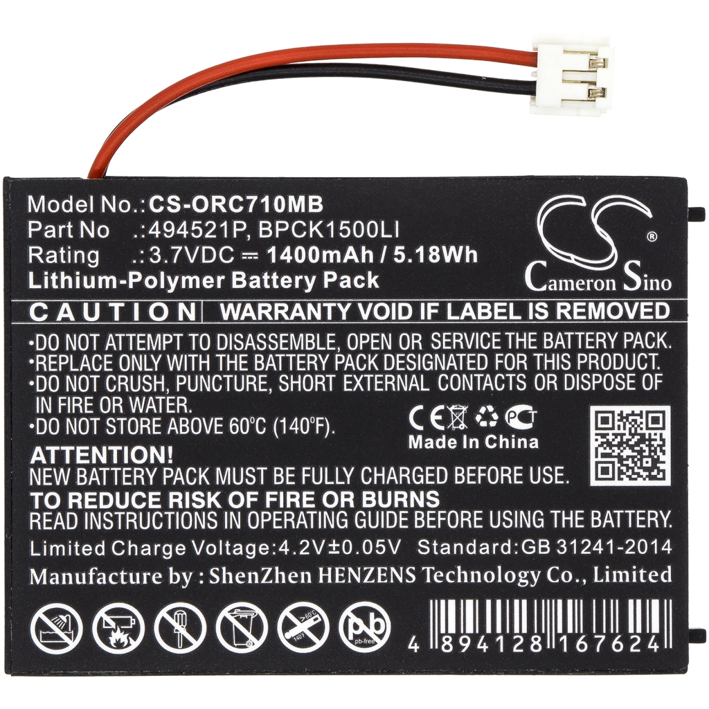 Battery Replaces BPCK1500LI