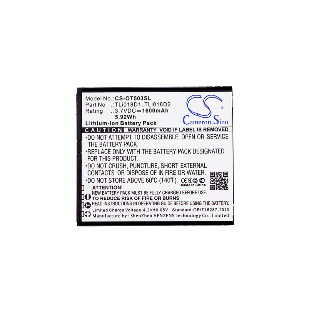 Battery Replaces TLi018D1