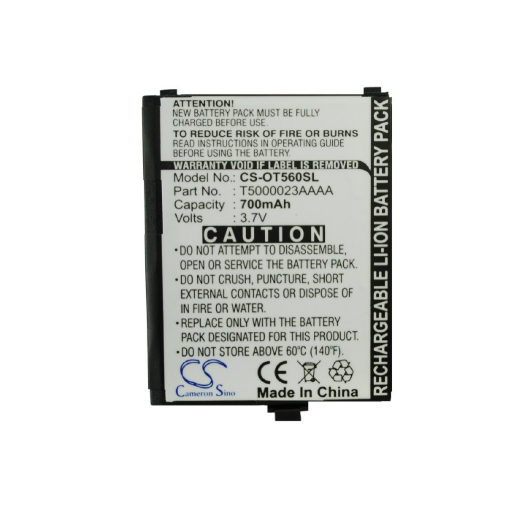 Mobile Phone Battery Alcatel CS-OT560SL