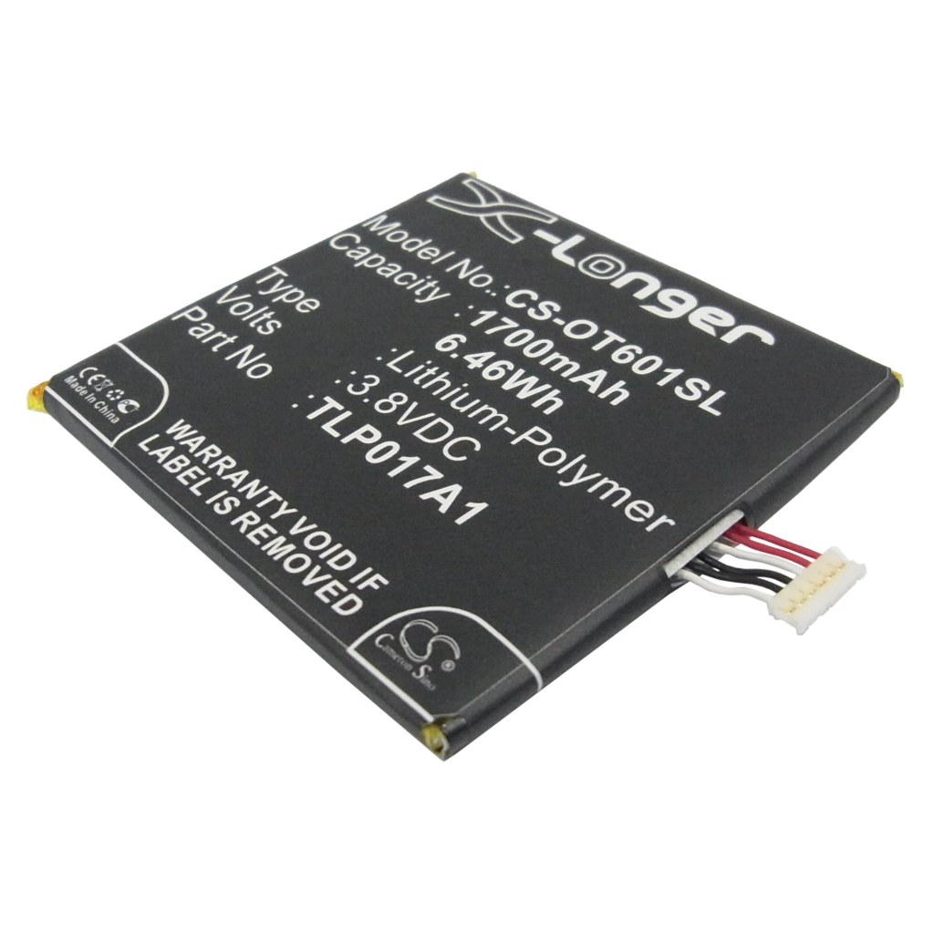 Mobile Phone Battery Alcatel OT-0616D (CS-OT601SL)