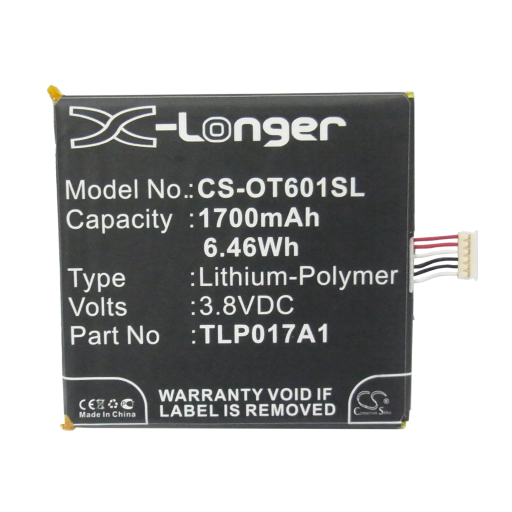 Mobile Phone Battery TCL S530T (CS-OT601SL)