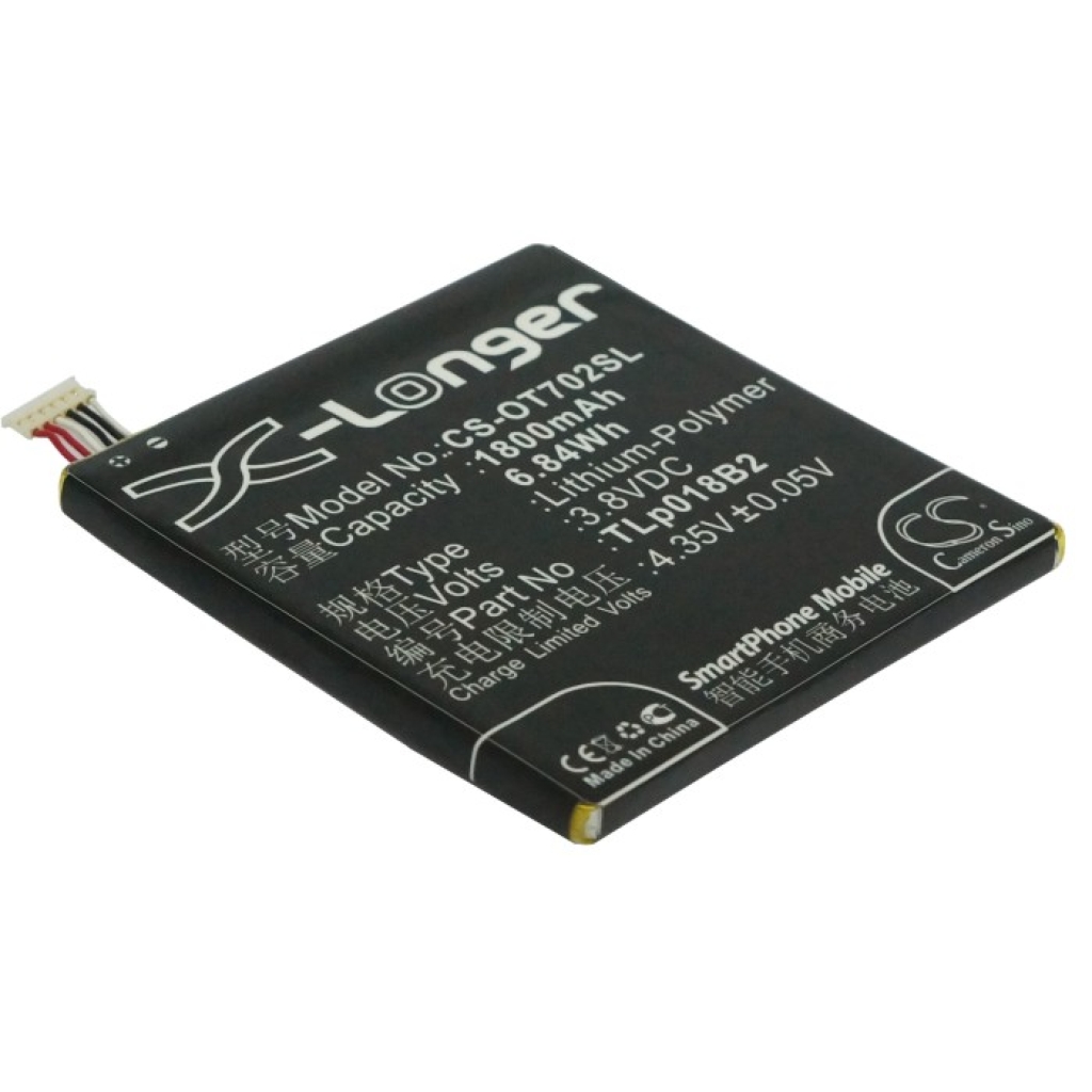 Mobile Phone Battery Alcatel One Touch 7024 (CS-OT702SL)