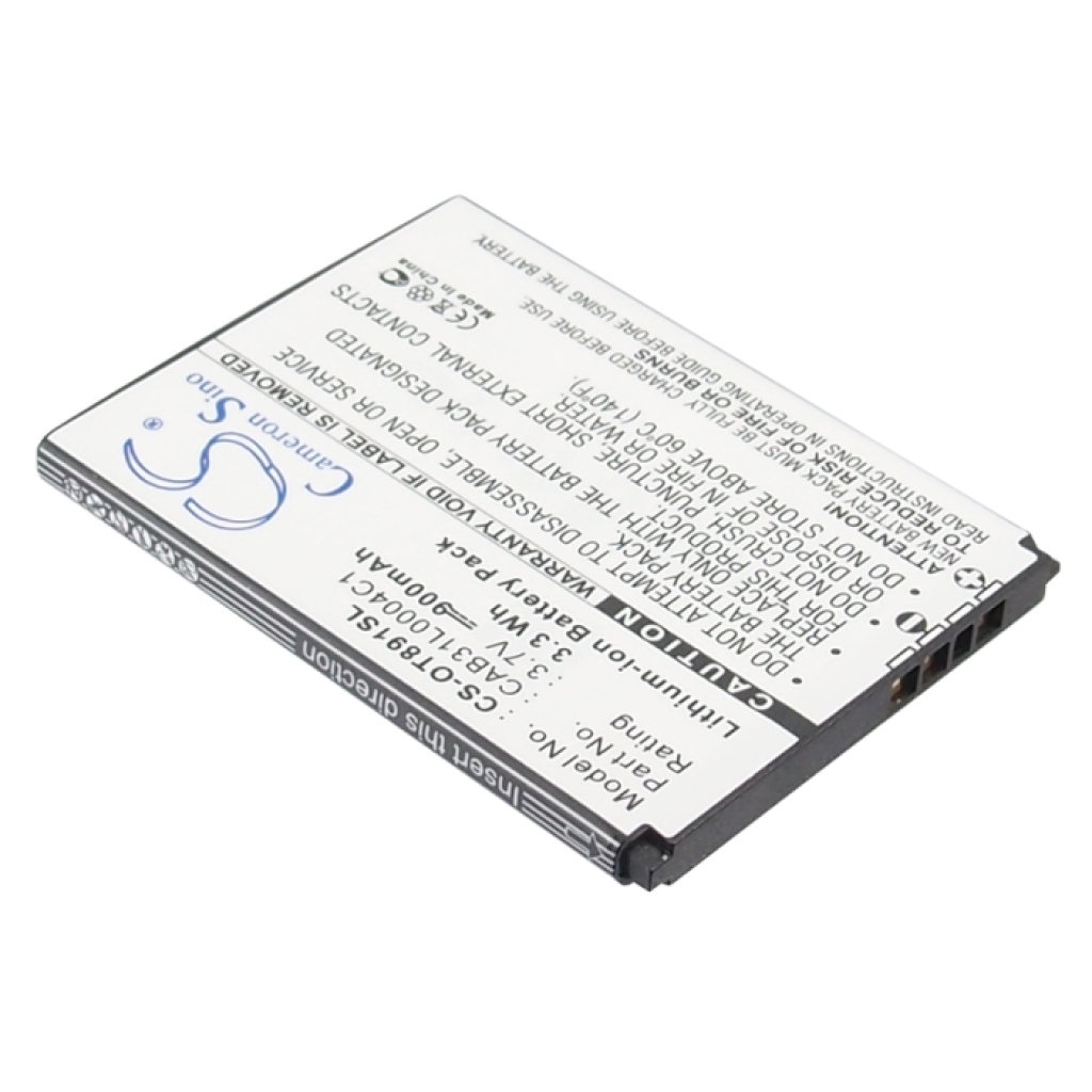 Mobile Phone Battery Alcatel OT-3040D (CS-OT891SL)