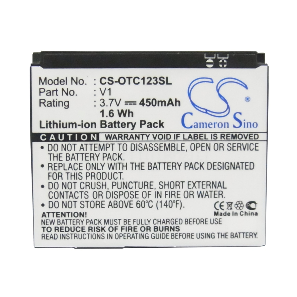 Mobile Phone Battery Alcatel CS-OTC123SL