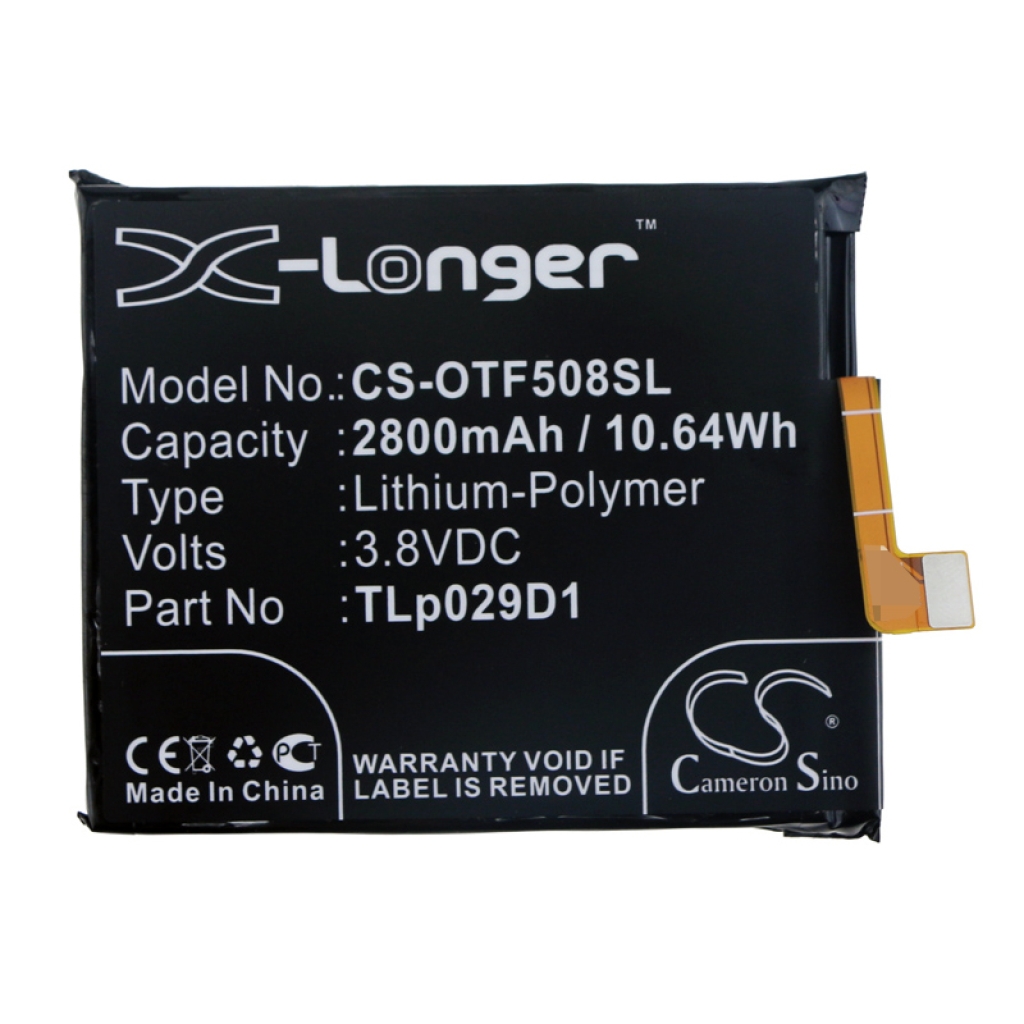 Mobile Phone Battery Alcatel CS-OTF508SL