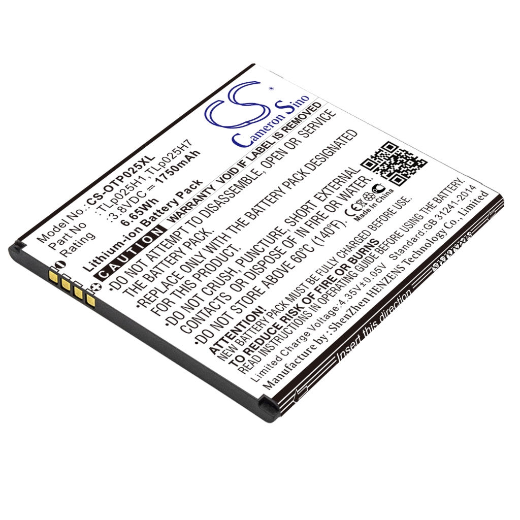 Mobile Phone Battery Alcatel OT-5051D (CS-OTP025XL)